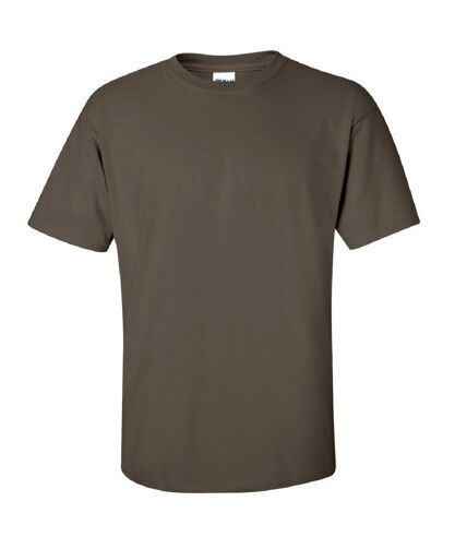 Gildan Mens Ultra Cotton Short Sleeve T-Shirt (Olive)