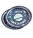 Lot de 6 Assiettes en Carton Espace II 18cm Bleu-1