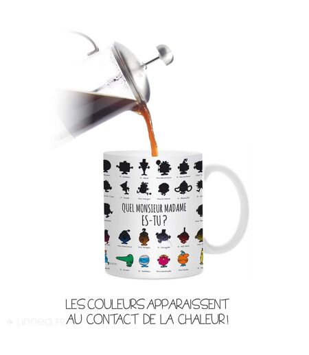 Mug thermo réactif MONSIEUR MADAME 30 cl