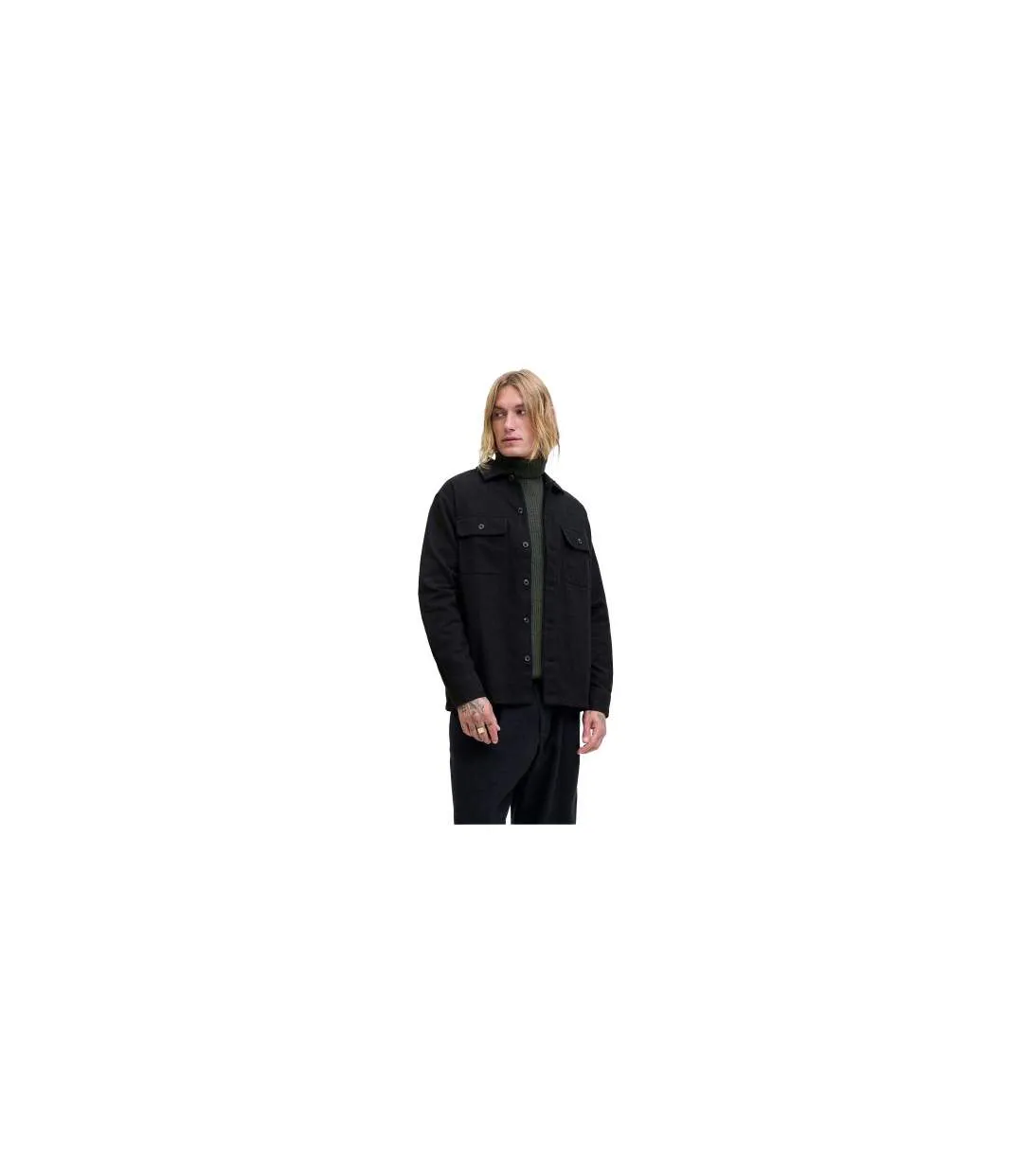 Surchemise Homme Noir Jack And Jones-1
