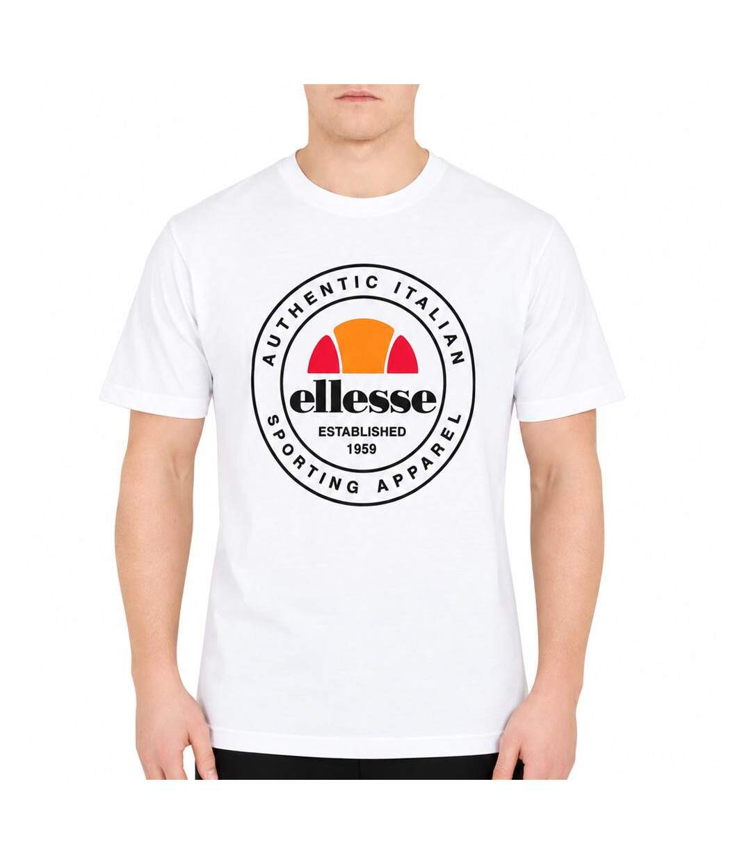 T-Shirt blanc homme ellesse sj00-1