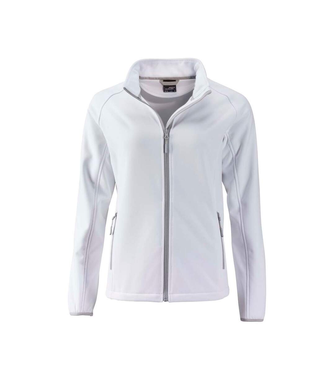 Veste softshell coupe-vent déperlante femme JN1129 - blanc-2