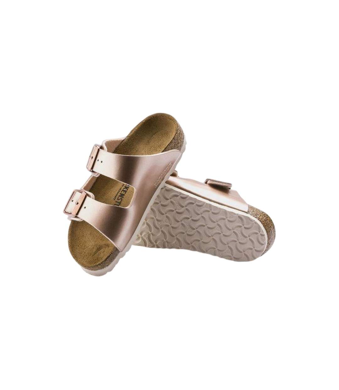Childrens/kids Arizona Sandals Pink Birkenstock-2