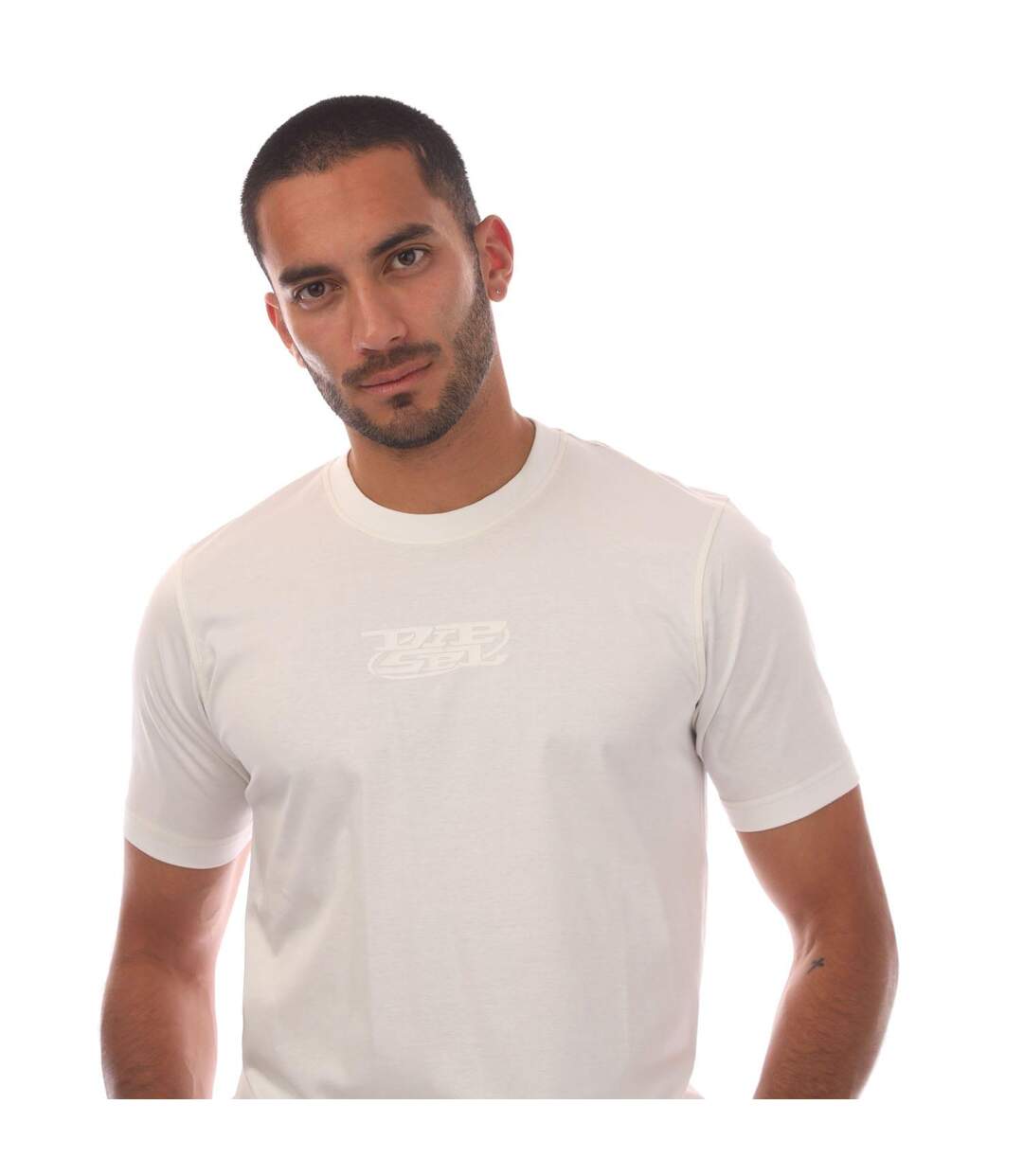 T-shirt Style Imprimé Au Dos T-must-slits-n Homme Blanc Diesel-4