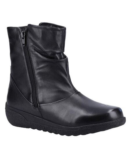 Fleet & Foster Womens/Ladies Brecknock Leather Ankle Boots (Black) - UTFS10123