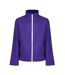 Regatta Mens Ablaze Printable Softshell Jacket (Purple/Black) - UTRG3560