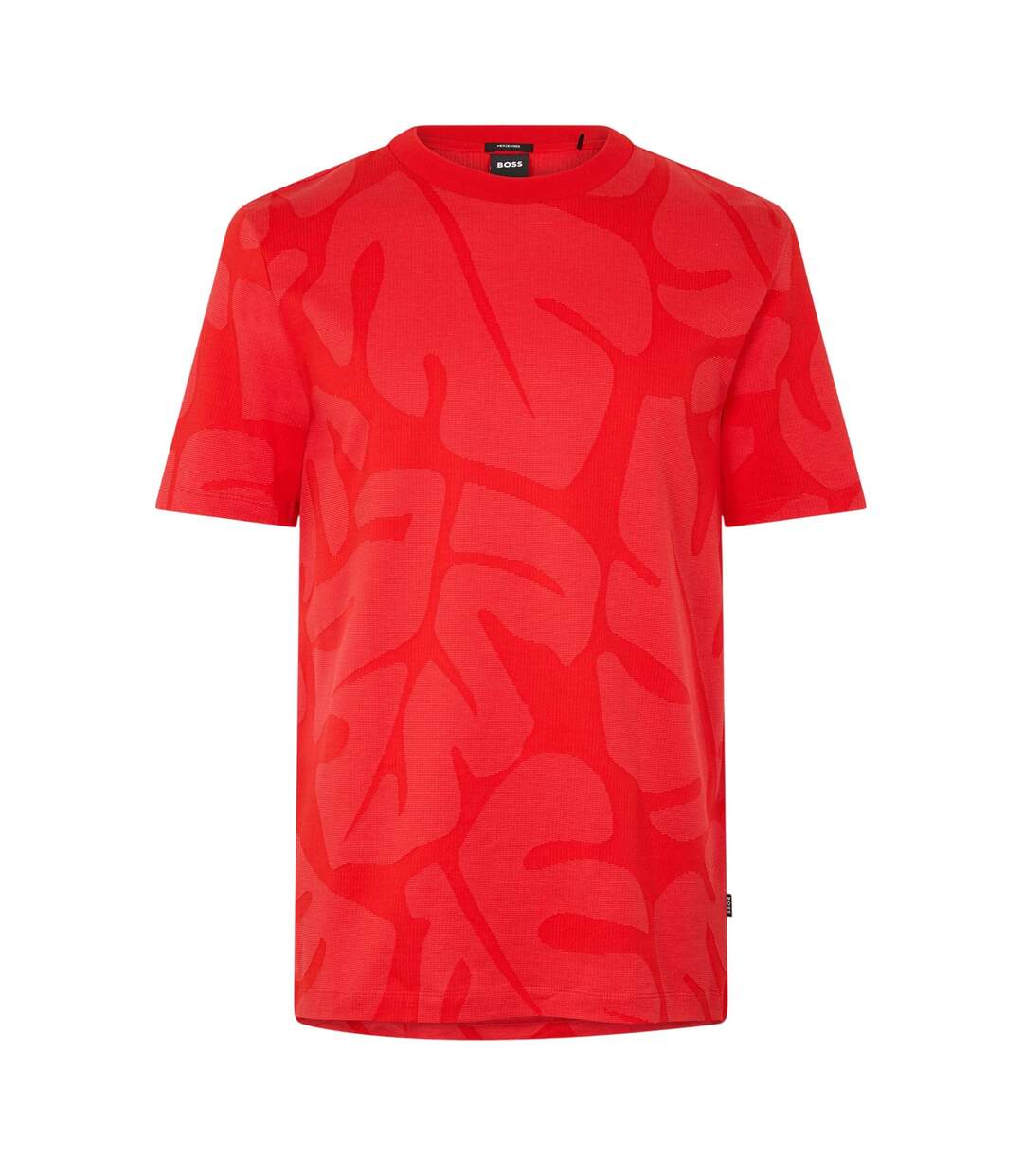 T-shirt Motif/style Imprimé Feuille Thompson Homme Rouge Vif Boss-1
