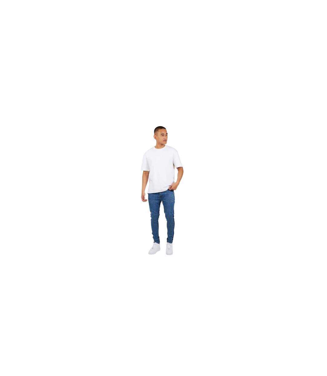 Jean Motif/style À Rayures Homme Bleu Brave Soul-1