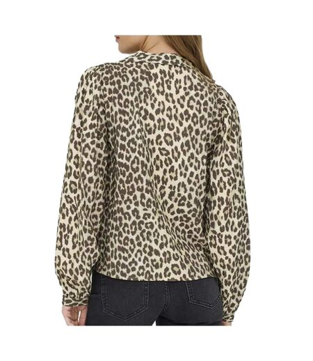 Blouse beige/marron femme jdy beatrice