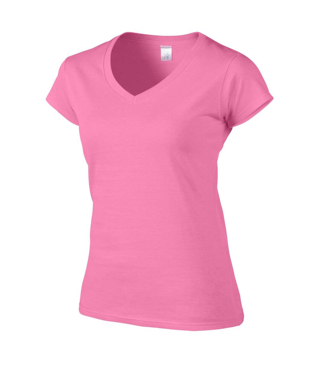 T-shirt soft style femme violet fuchsia Gildan-3