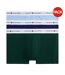 Pack Of 3  Mens Cotton Blend Classic Boxer Shorts  Green Navy Blue Tommy Hilfiger-2