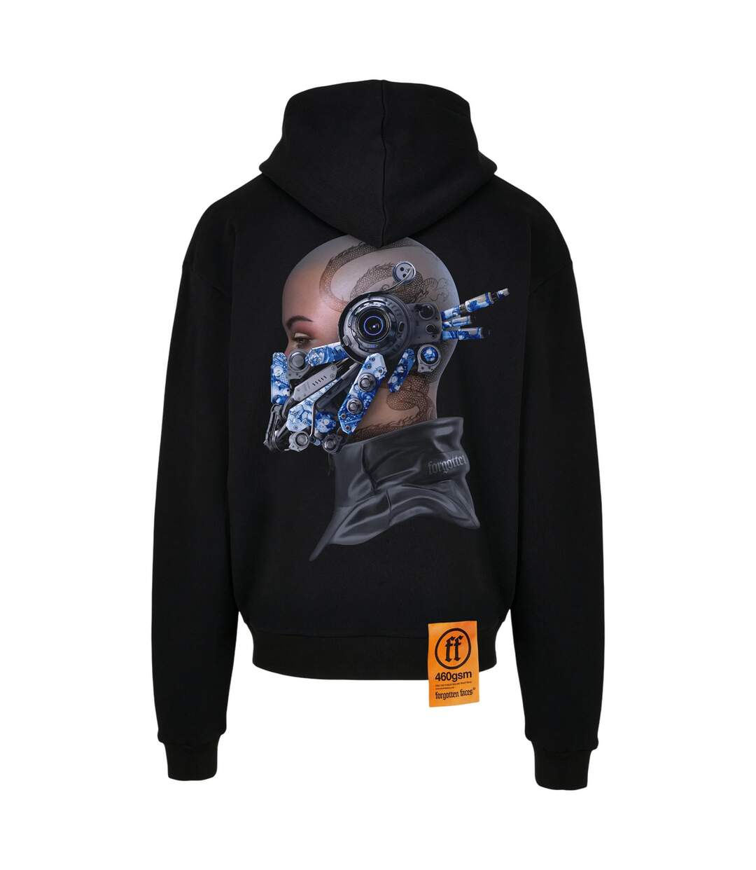 Sweat À Capuche The Mask Homme Noir Forgotten Faces-3