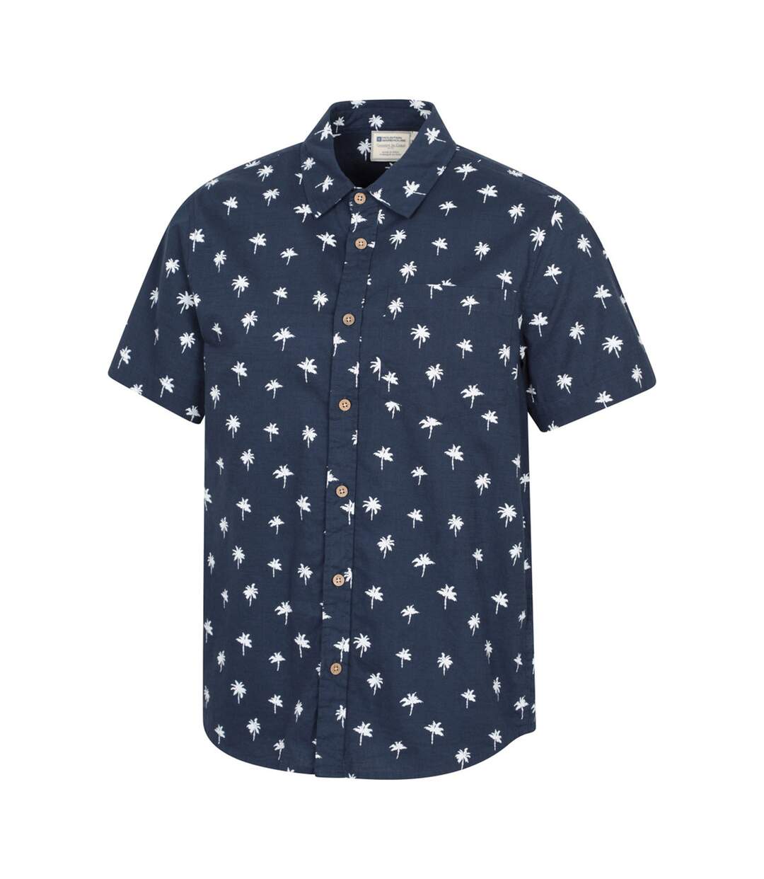 Chemise Manches Courtes Motif/style Imprimé Preston Homme Bleu Mountain Warehouse-3