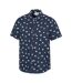 Chemise Manches Courtes Motif/style Imprimé Preston Homme Bleu Mountain Warehouse-3