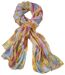 Women's Spring Scarf with Multicoloured Print