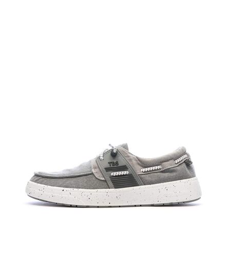 Chaussures bateau gris homme tbs bateau canvas