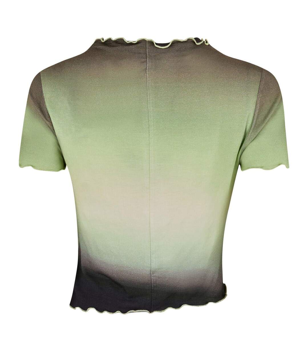 Womens/ladies Ombre Asymmetric Top Green Jack Wills-2