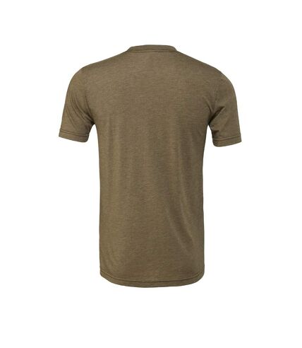 Bella + Canvas Adults Unisex Tri-Blend T-Shirt (Military Green) - UTPC3870