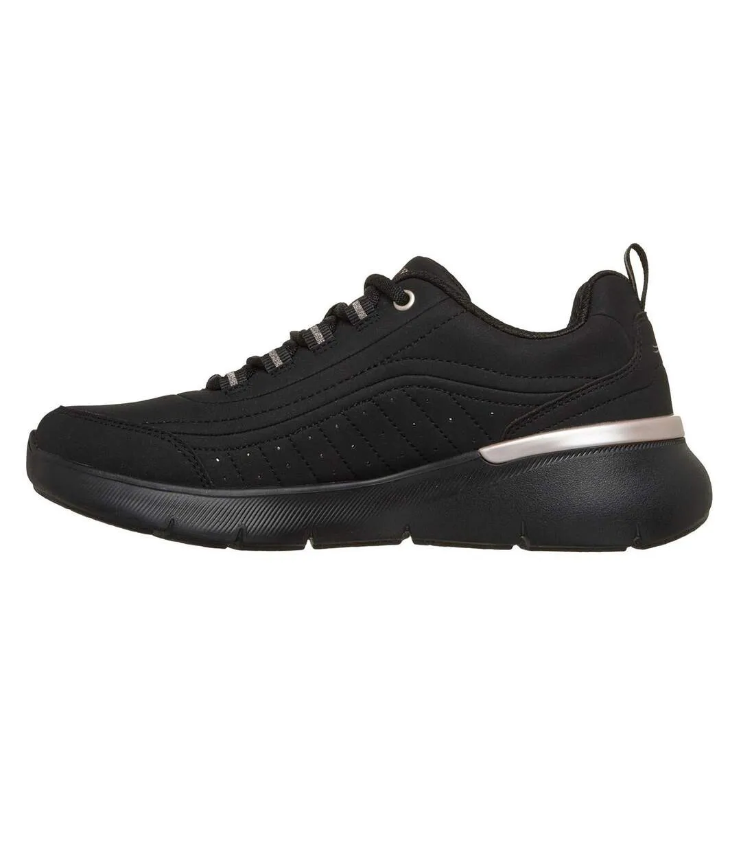 Baskets Sketch-air Dynamight Femme Noir Rose Doré Skechers-2