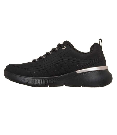 Baskets Sketch-air Dynamight Femme Noir Rose Doré Skechers