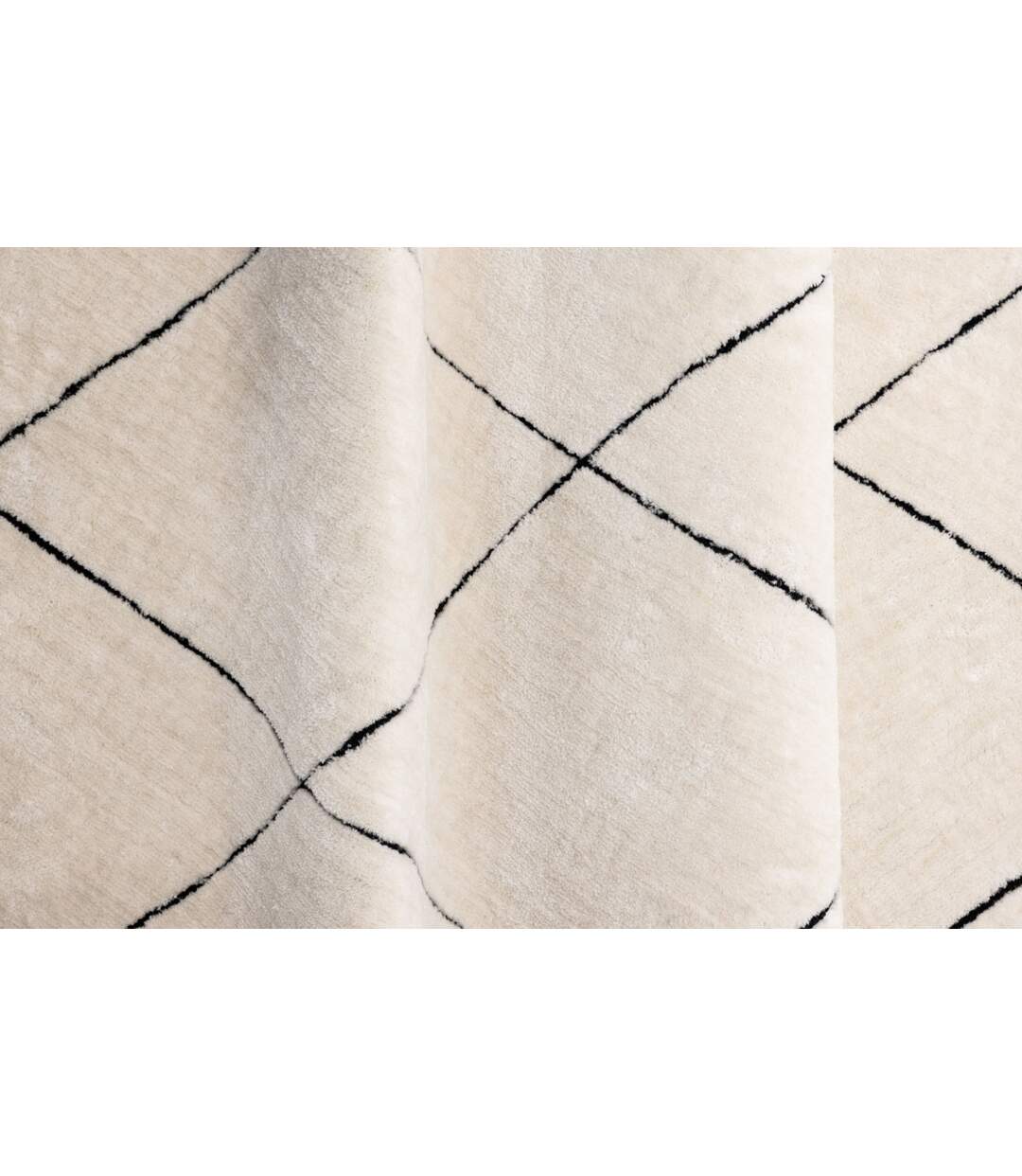 Tapis Déco Shaggy Patrik 200x290cm Blanc-3