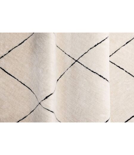 Tapis Déco Shaggy Patrik 200x290cm Blanc