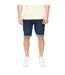 Mens Youlgreeve Denim Belted Shorts Dark Wash Crosshatch-3