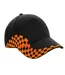 Casquette Grand Prix Noir Orange Beechfield-2