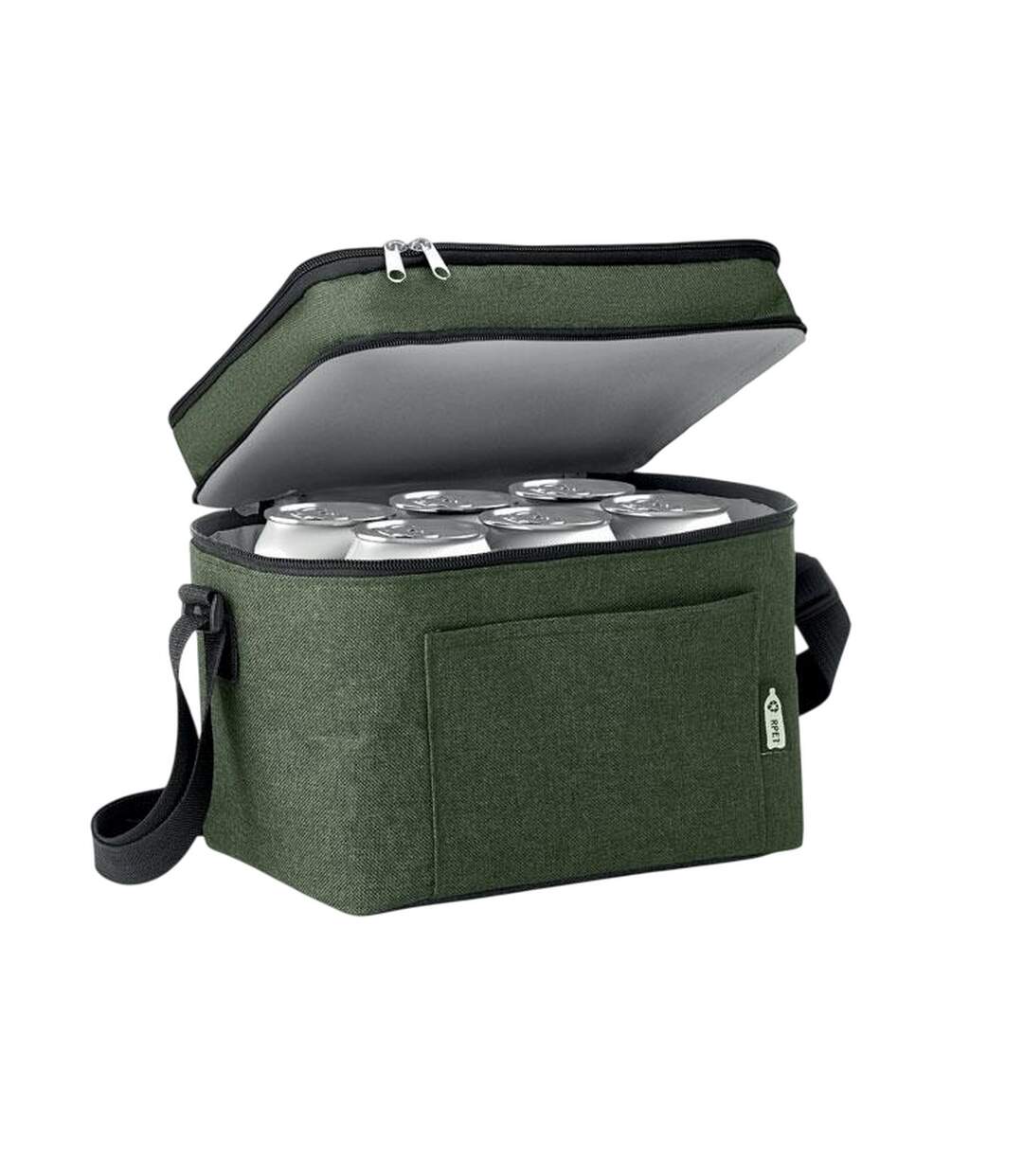 Icecube rpet cooler bag 25cm x 30cm x 20cm dark green MidOcean-3