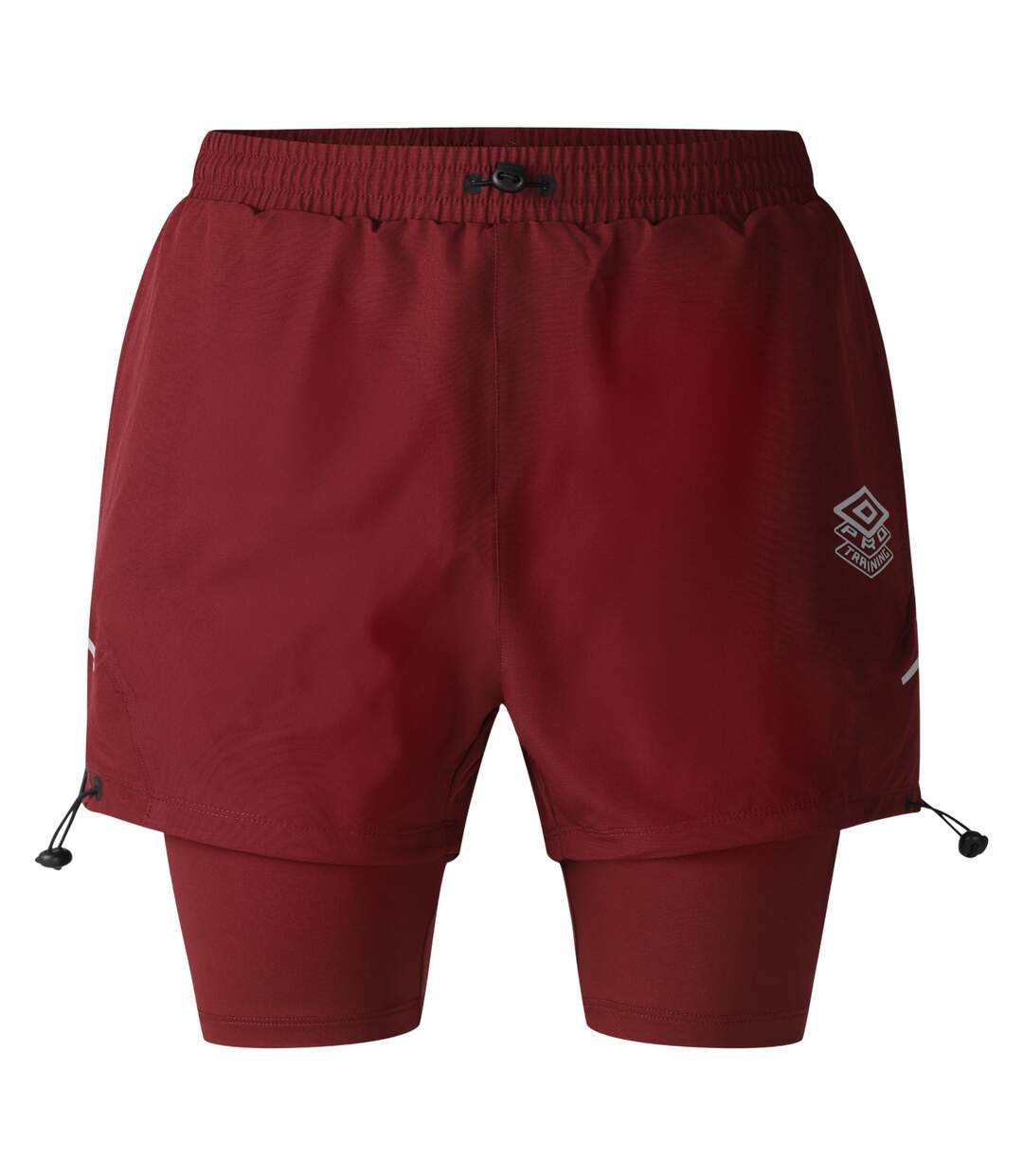 Mens Pro Training Elite Hybrid Short Cabernet Umbro-1