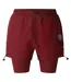 Mens Pro Training Elite Hybrid Short Cabernet Umbro-1