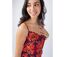 Top fines bretelles AMORE motif ethnique style baroque Coton Du Monde-5