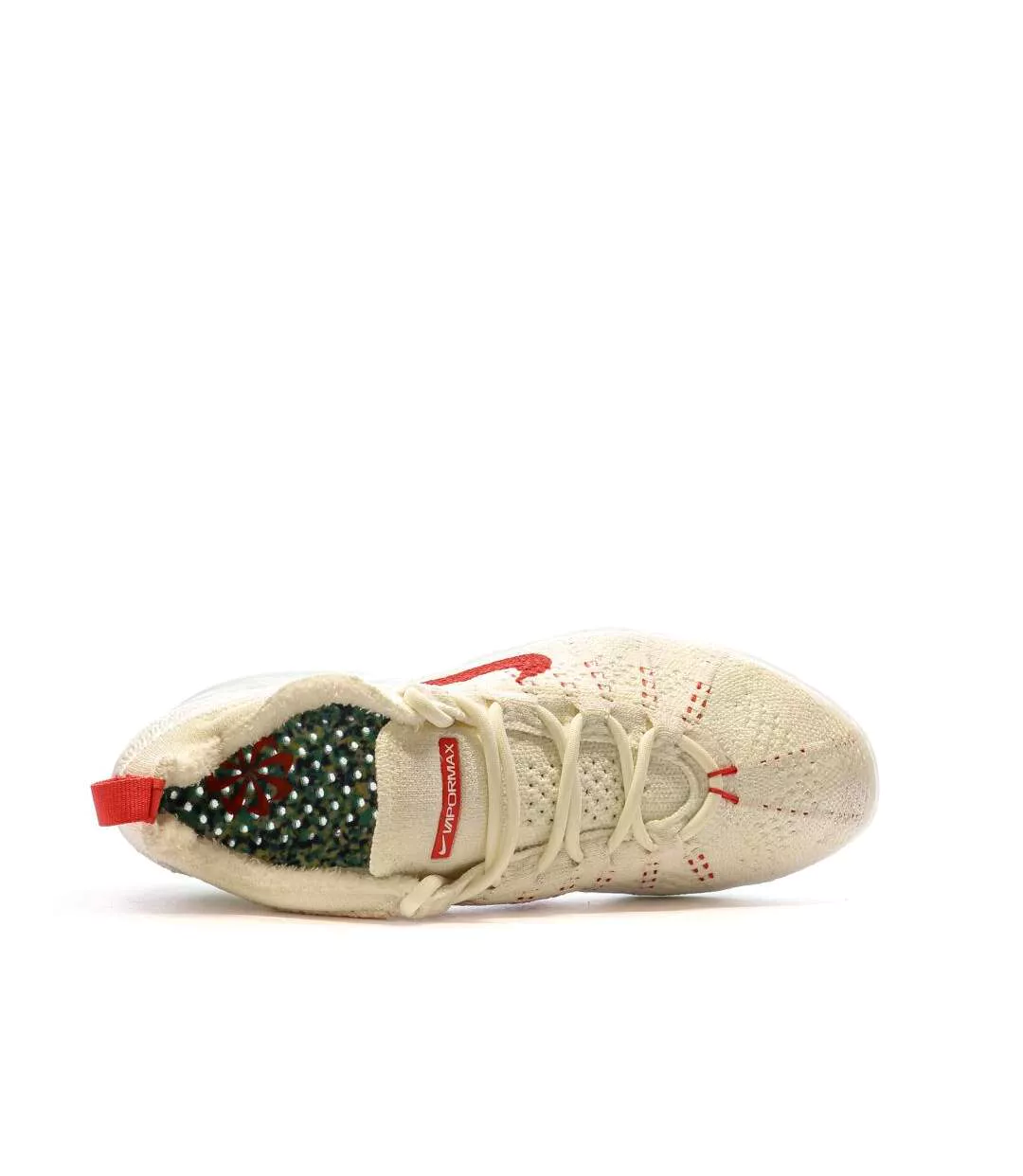 Baskets blanches/rouge femme nike air vapormax 2023-4