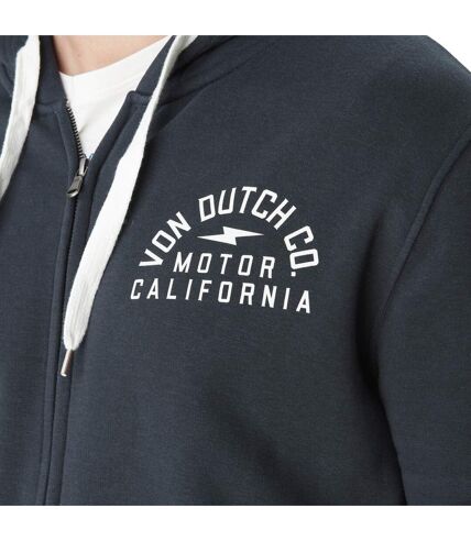 Sweat zippé à capuche homme avec print devant Kiyo Vondutch