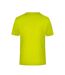 T-shirt Active Homme Jaune Fluo James And Nicholson-2