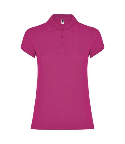 Polo star femme rouge vif Roly