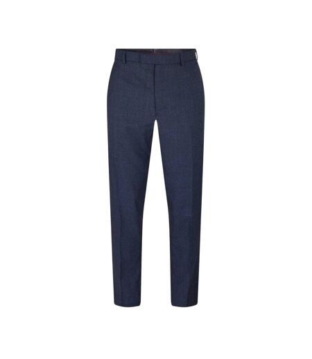 Mens Speckle Regular Formal Trousers Navy Ted Baker