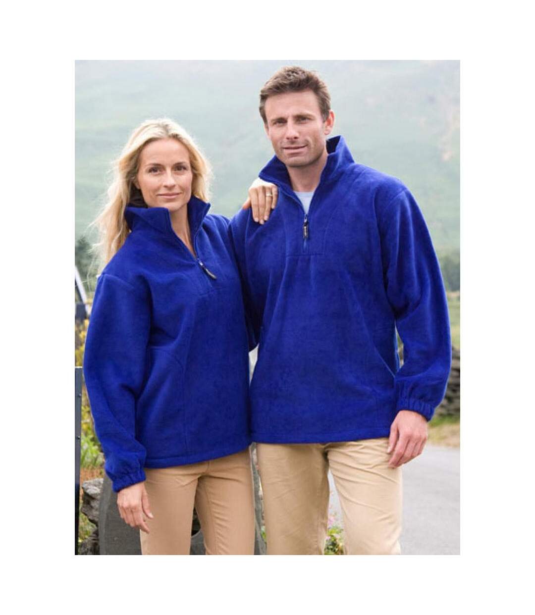 Polaire Non-doublé  Active Pour Homme Bleu Royal Result-3