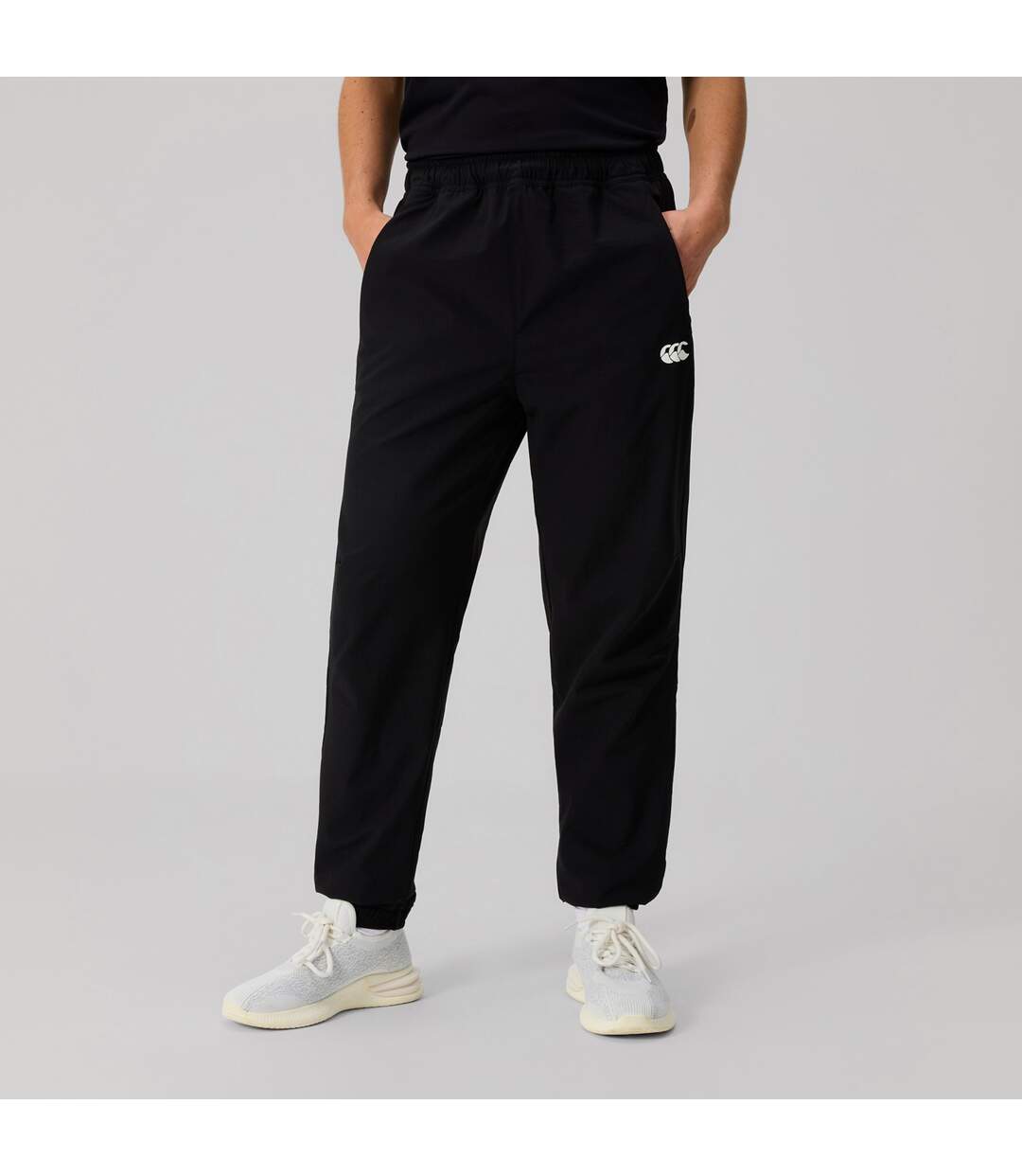 Womens/ladies Tempo+ Woven Joggers Black Canterbury-4