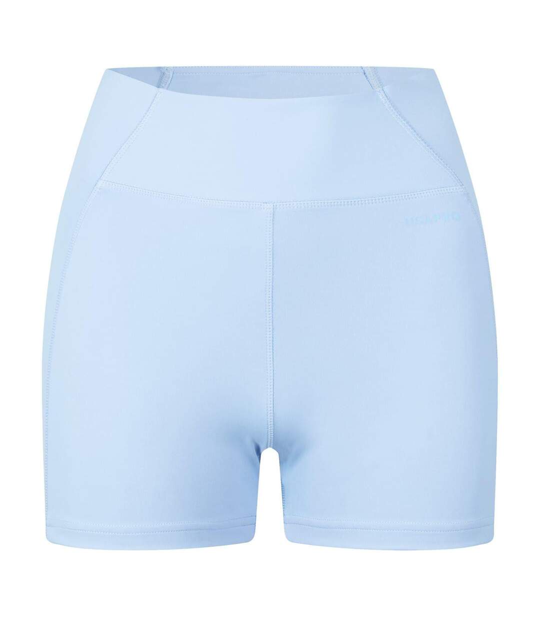Womens/ladies Opaque Mini Shorts Brunnera Blue USA Pro-2