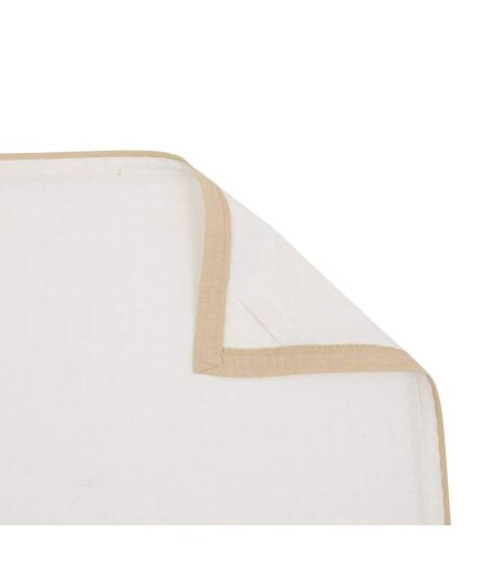 Lot de 2 Torchons de Cuisine Waffle 70x45cm Blanc