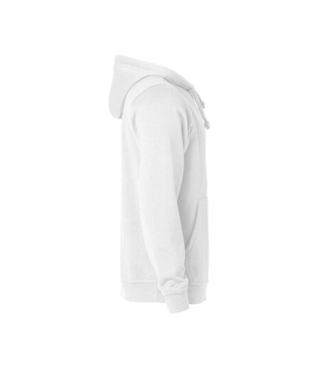 Sweat À Capuche Basic Adulte Blanc Clique