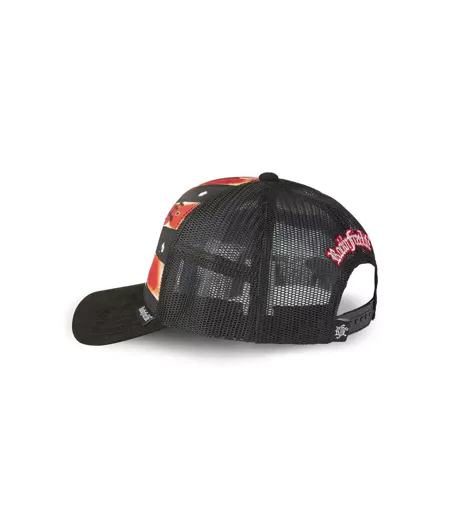Casquette trucker imprimée avec filet Japanese Rock Rock'n Free Life