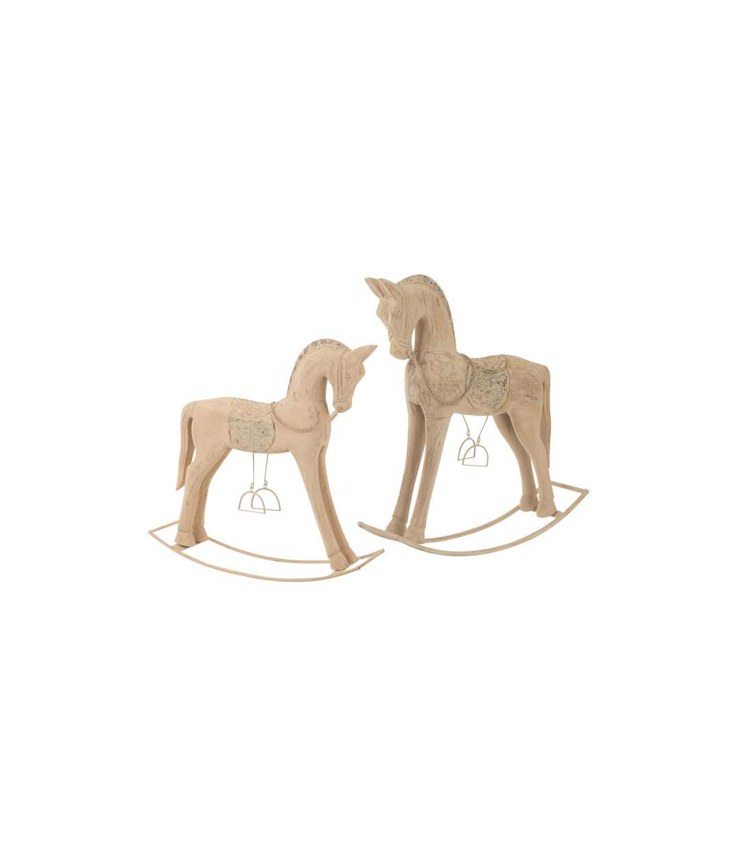 Cheval à Bascule en Bois Wiley 53cm Naturel-2