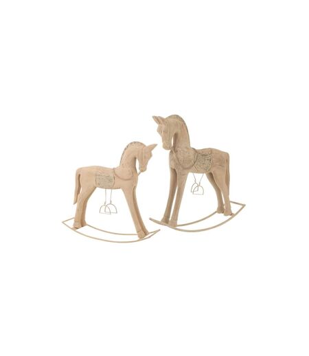 Cheval à Bascule en Bois Wiley 53cm Naturel