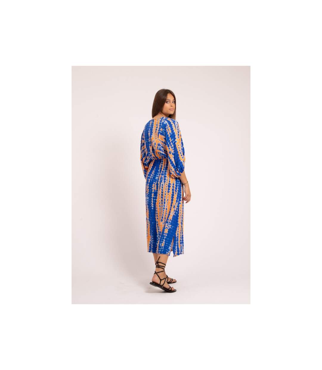 Robe longue motifs ILAZINE - Dona X Lisa-2