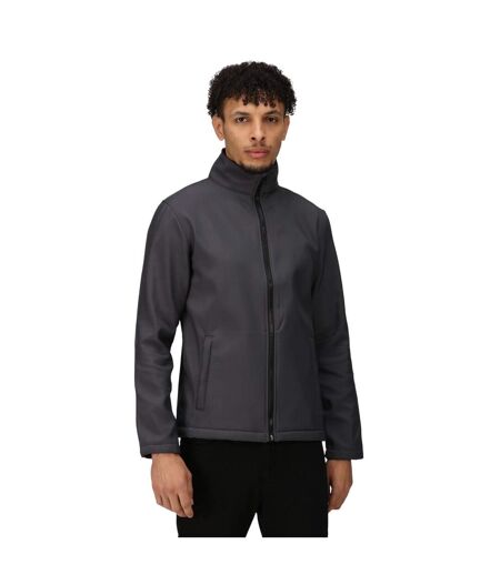 Veste Softshell Ablaze Printable Homme Gris Phoque Noir Regatta