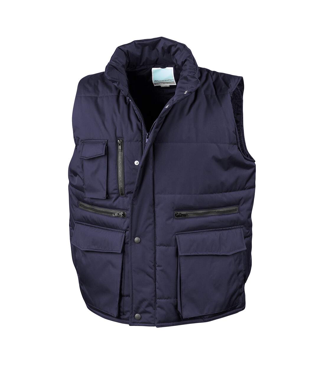 Veste Sans Manches Lance Homme Bleu Marine WORK-GUARD By Result-1