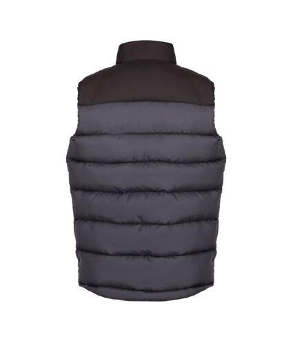 Regatta Mens Vintage Colour Block Vest (Seal Grey/Black)