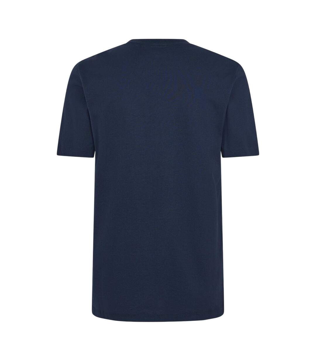 Mens City Cotton T-shirt Dark Blue Boss-2
